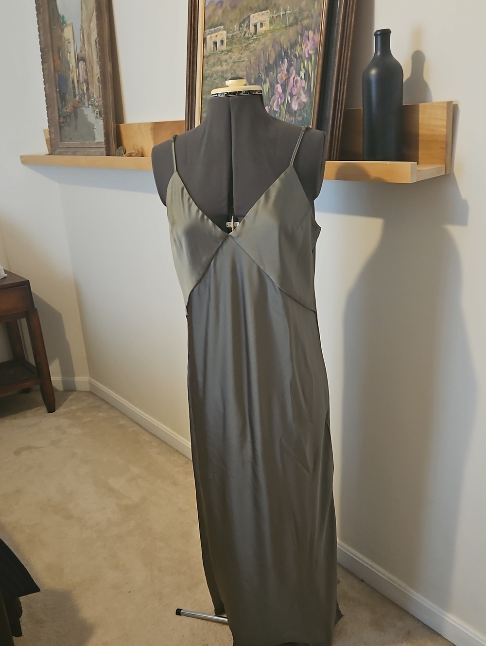 a new day Olive Green Slip Maxi Dress
